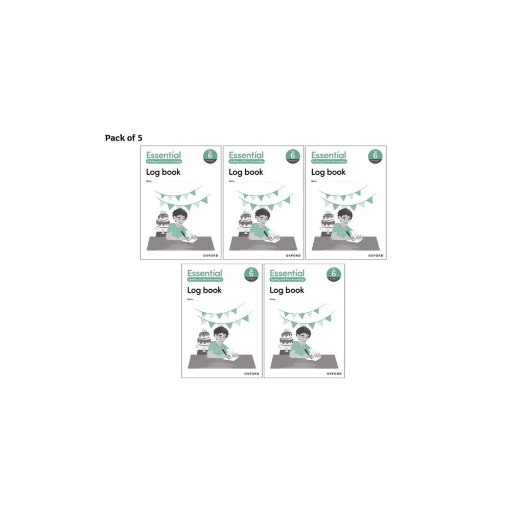 Oxford University Press Essential Spelling and Word Knowledge: Year 6: Year 6 Log Book Pack of 5 (häftad, eng)