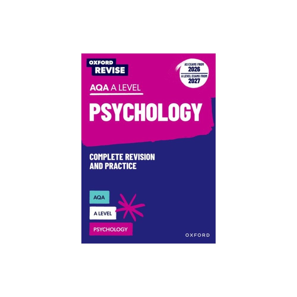 Oxford University Press Oxford Revise: AQA A Level Psychology Complete Revision and Practice (AS exams from 2026; A Level exams from 2027) (häft...