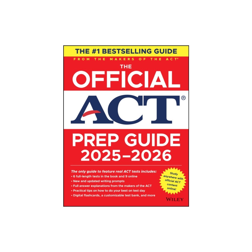 John Wiley & Sons Inc The Official ACT Prep Guide 2025 - 2026 (häftad, eng)