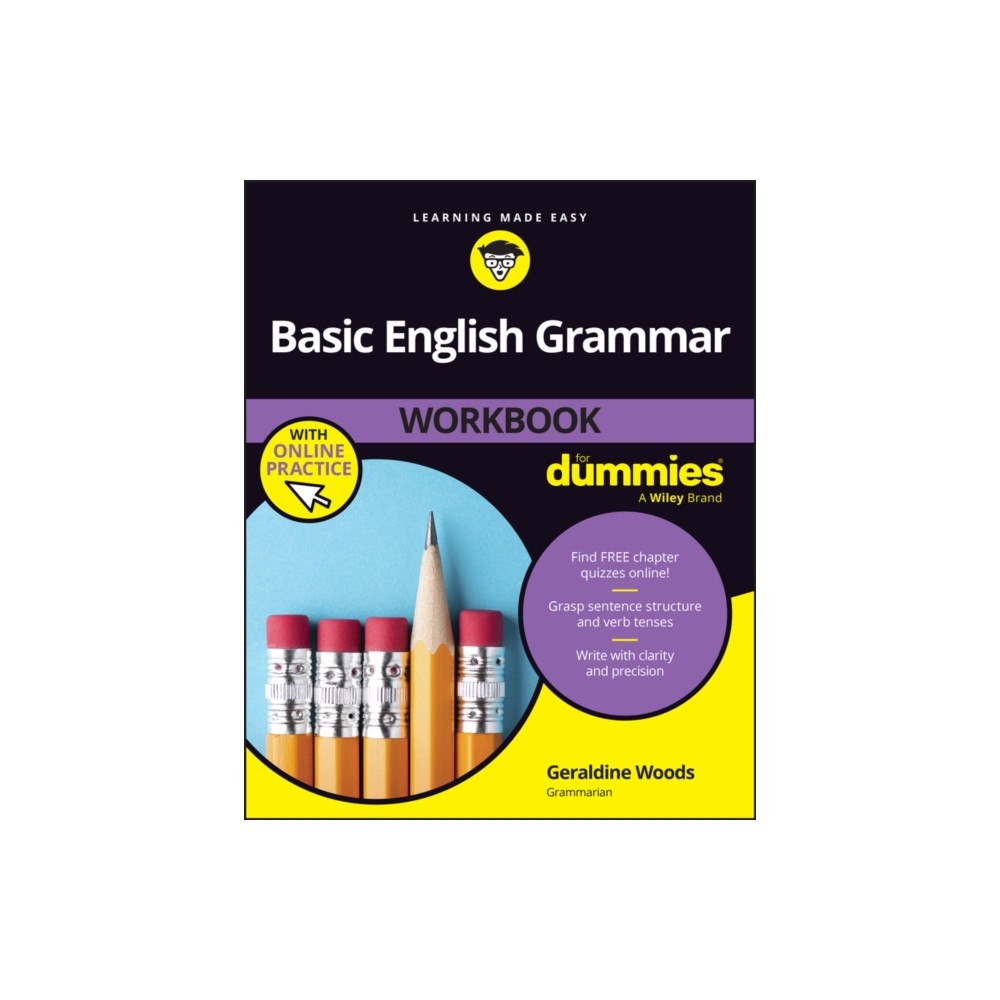 John Wiley & Sons Inc Basic English Grammar Workbook For Dummies with Online Practice Quizzes (häftad, eng)