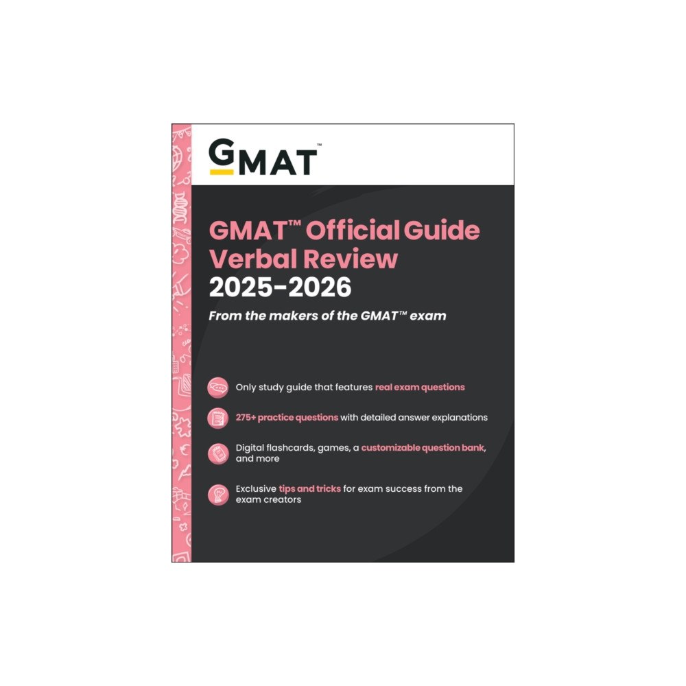 John Wiley & Sons Inc GMAT Official Guide Verbal Review 2025-2026 (häftad, eng)