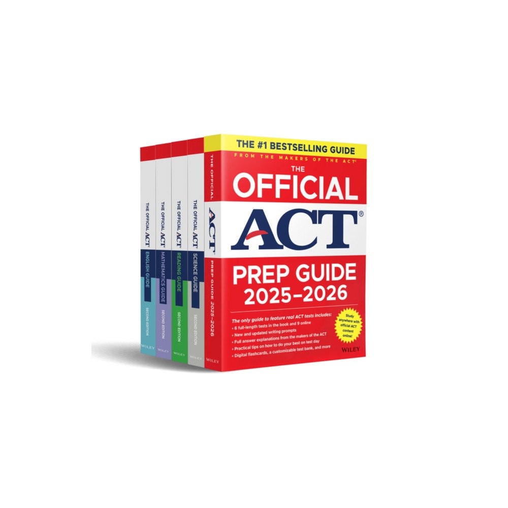 John Wiley & Sons Inc The Official ACT Prep & Subject Guides 2025-2026 Complete Set (häftad, eng)