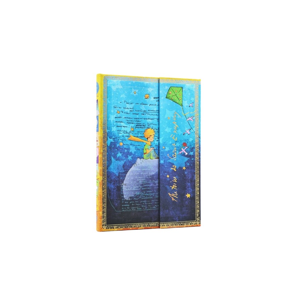 paperblanks Saint-Exupery, The Little Prince (Embellished Manuscripts Collection) Midi Lined Hardcover Journal (Wrap Closure) (inbun...