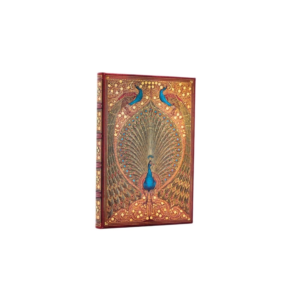 paperblanks Hafiz’s Peacocks (Sangorski & Sutcliffe) Mini Lined Hardcover Journal (Elastic Band Closure) (inbunden, eng)