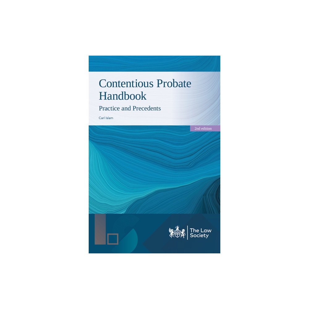 The Law Society Contentious Probate Handbook (häftad, eng)