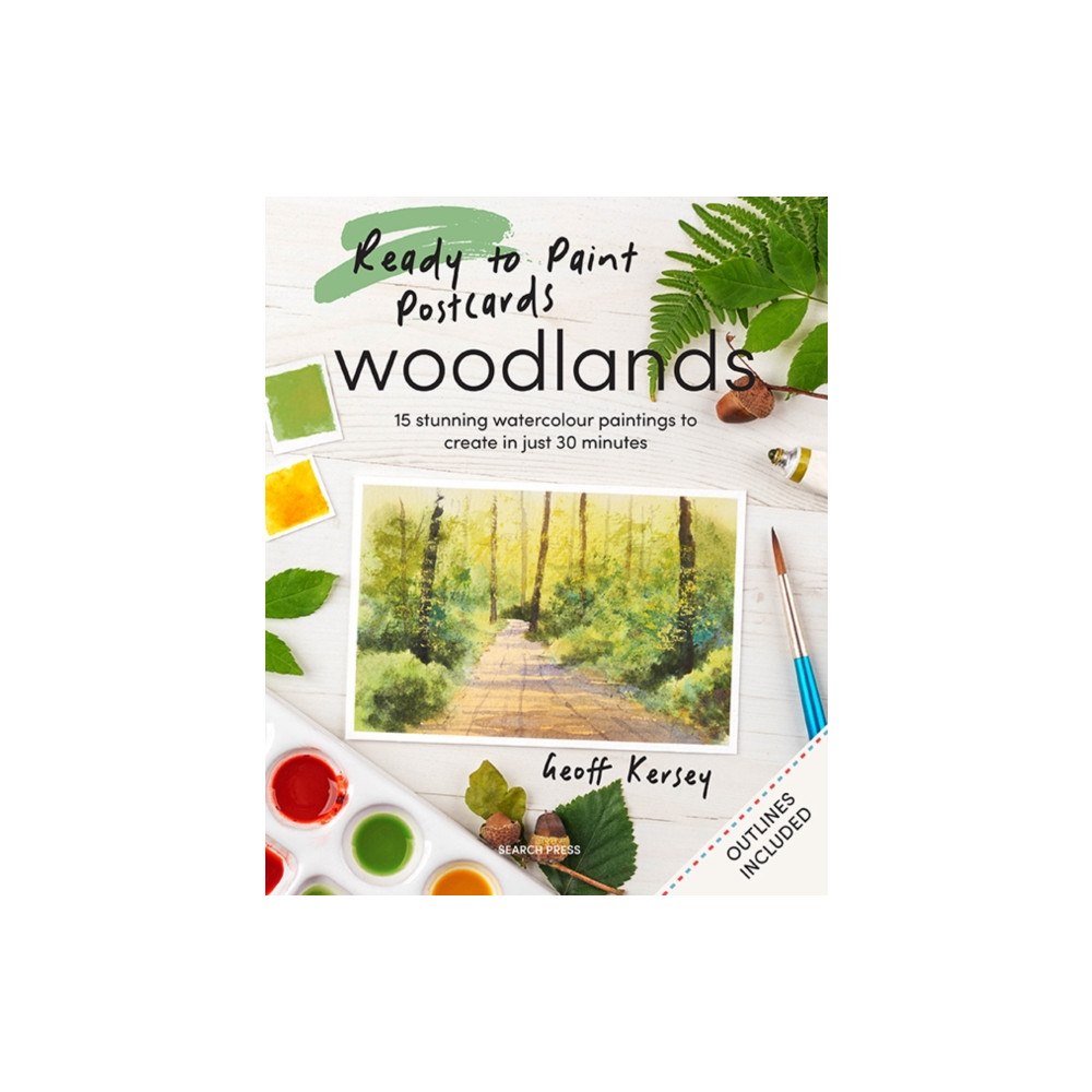 Search Press Ltd Ready to Paint Postcards: Woodlands (häftad, eng)