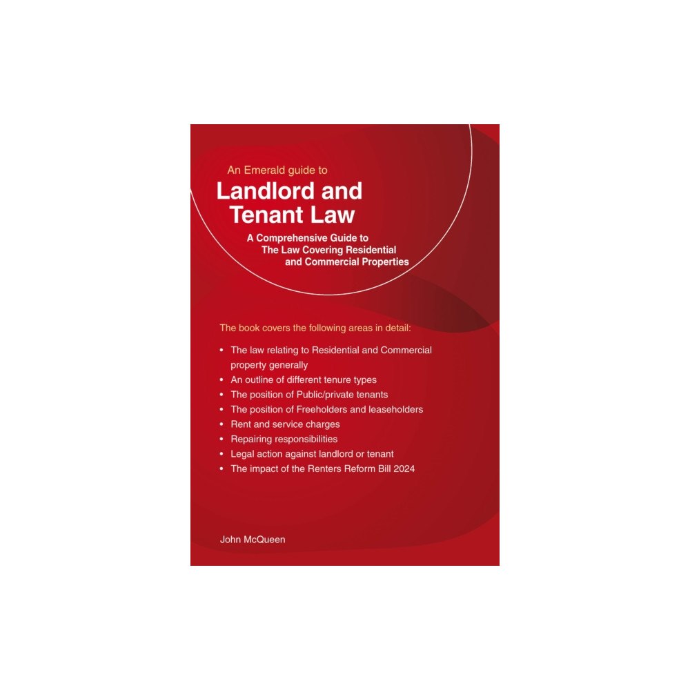 Straightforward Publishing Emerald Guide to Landlord and Tenant Law - Residential and Commercial Property (häftad, eng)