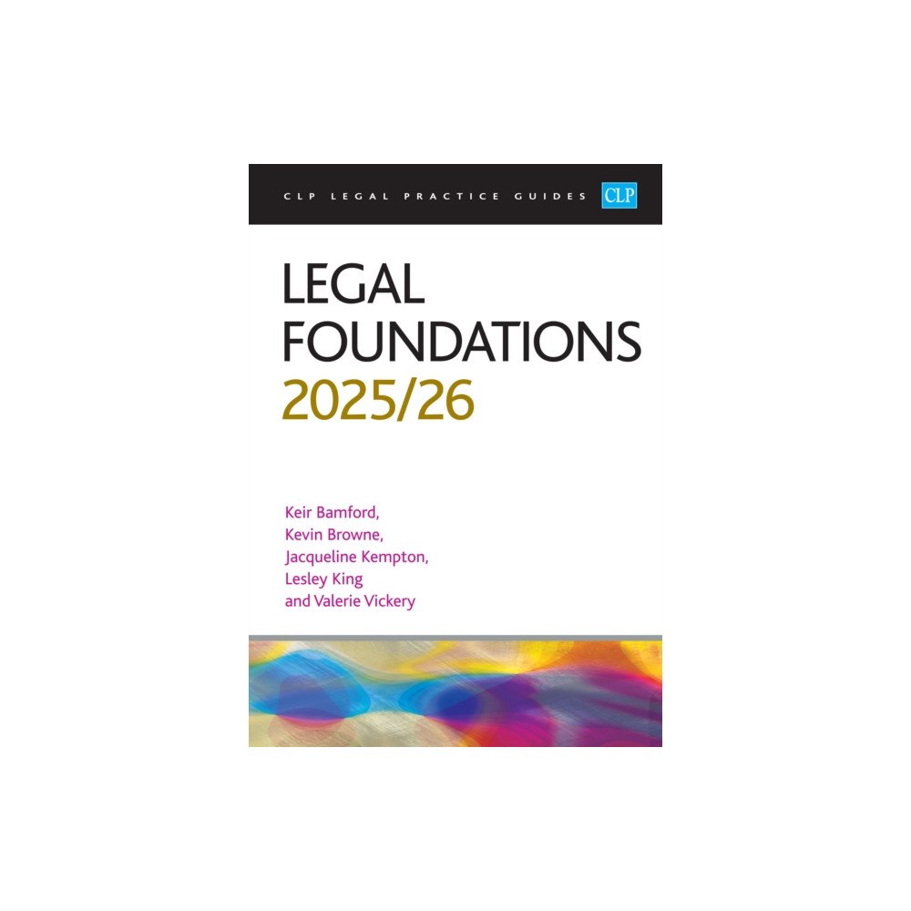 The University of Law Publishing Limited Legal Foundations 2025/26 (häftad, eng)