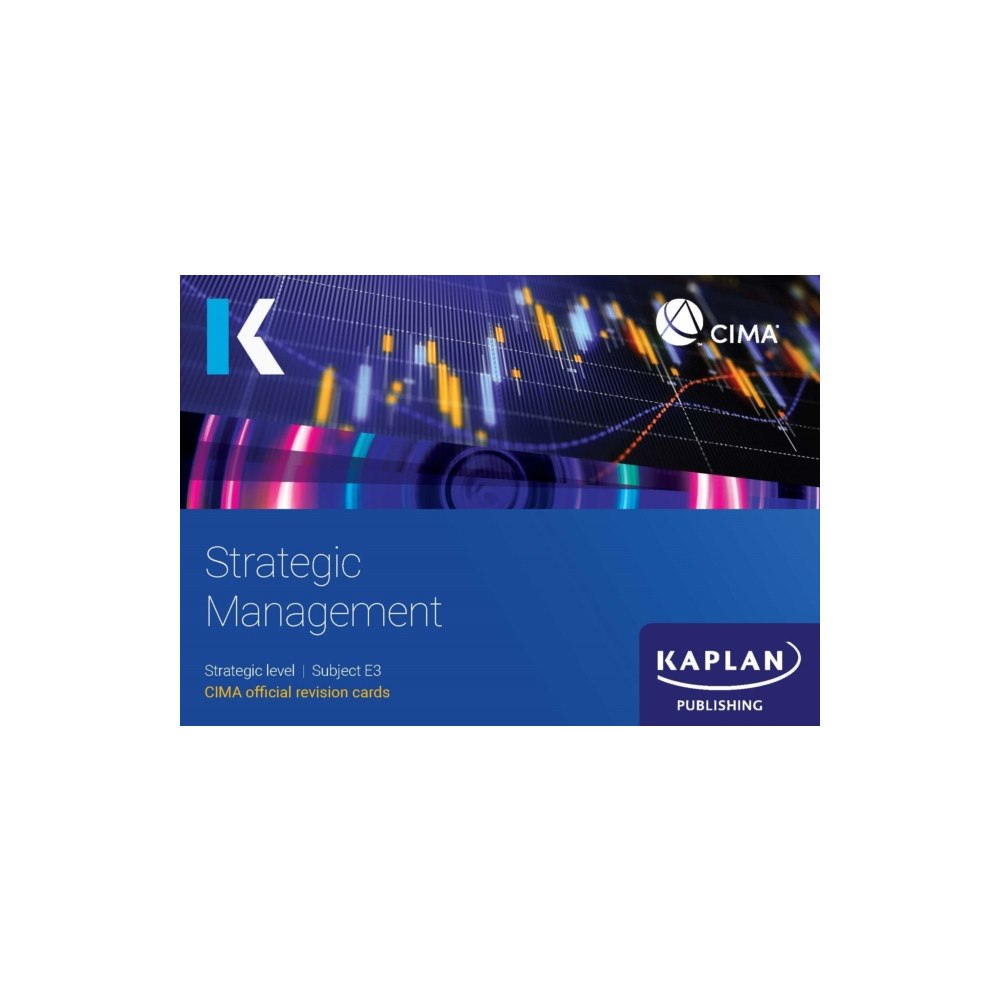 Kaplan Publishing E3 STRATEGIC MANAGEMENT - REVISION CARDS (häftad, eng)