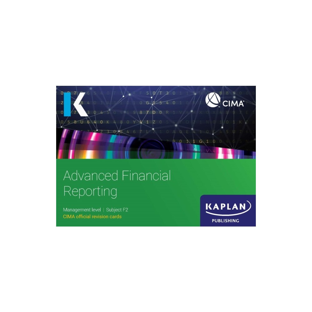 Kaplan Publishing F2 ADVANCED FINANCIAL REPORTING - REVISION CARDS (häftad, eng)