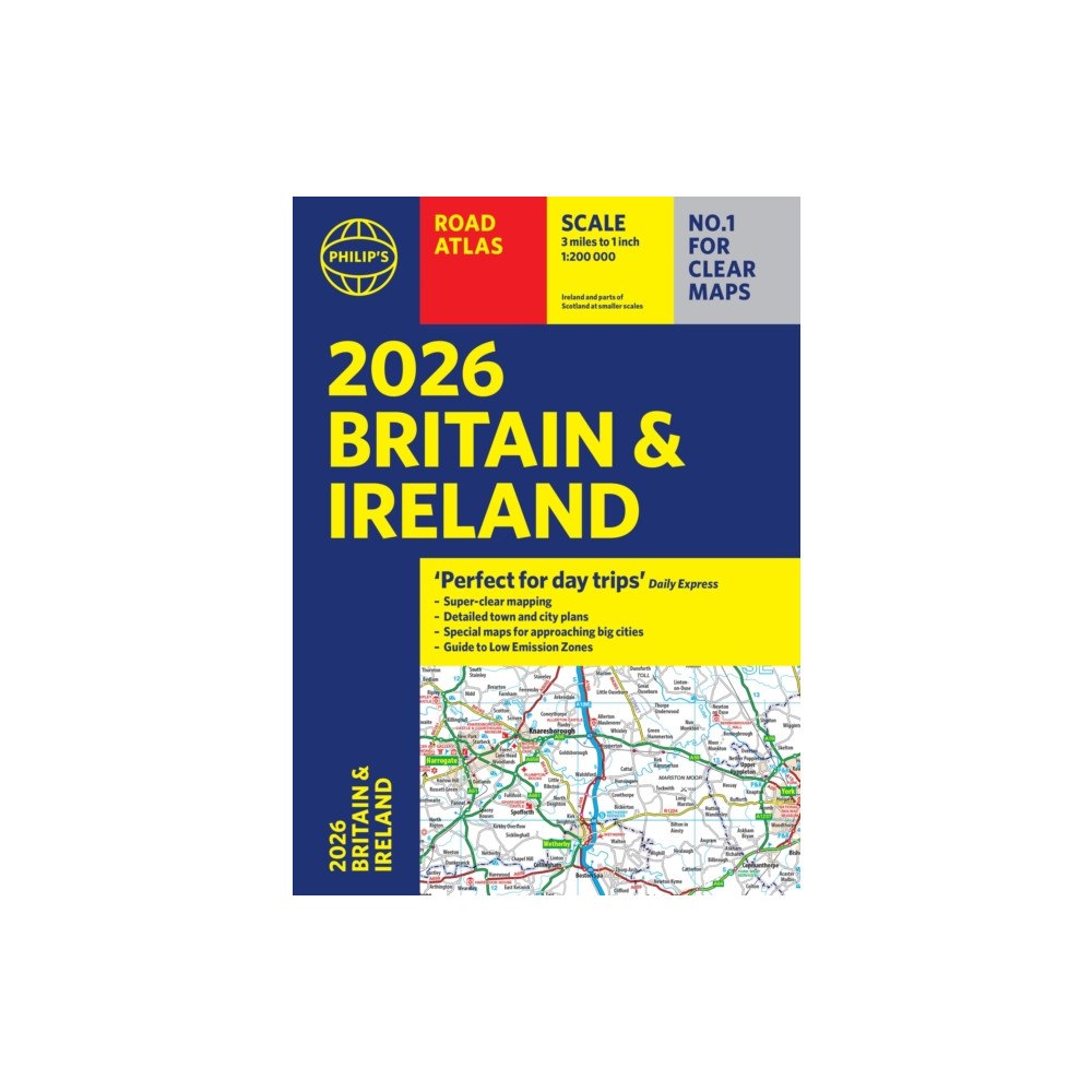 Octopus publishing group 2026 Philip’s Road Atlas Britain & Ireland (häftad, eng)