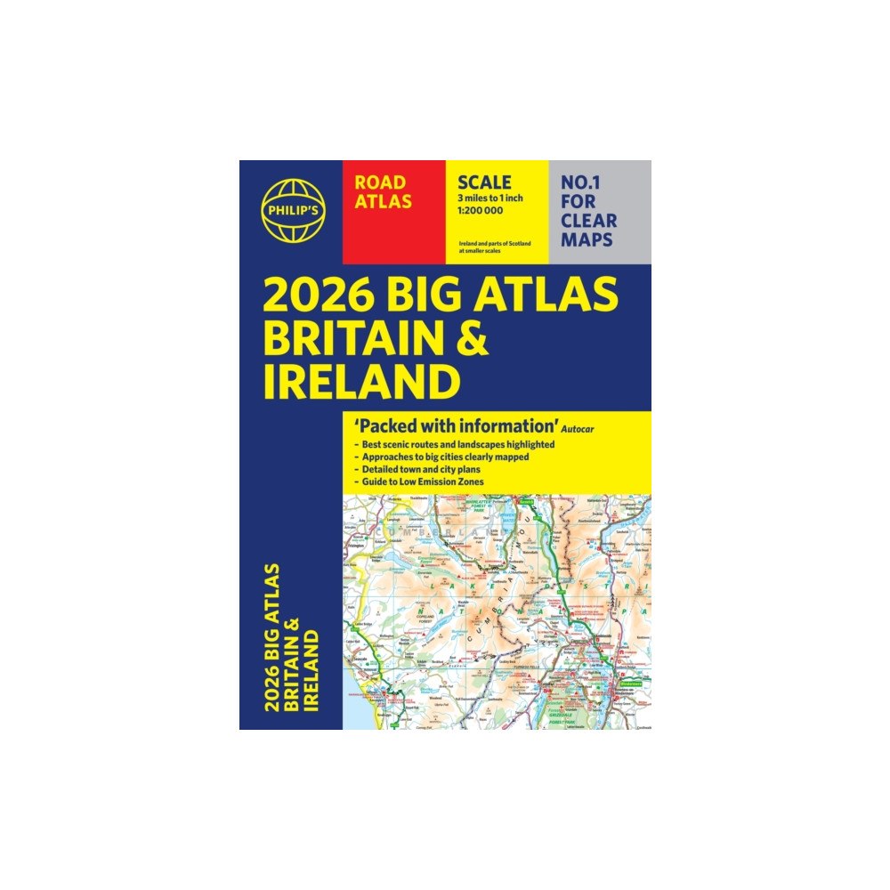 Octopus publishing group 2026 Philip's Big Road Atlas of Britain & Ireland (häftad, eng)