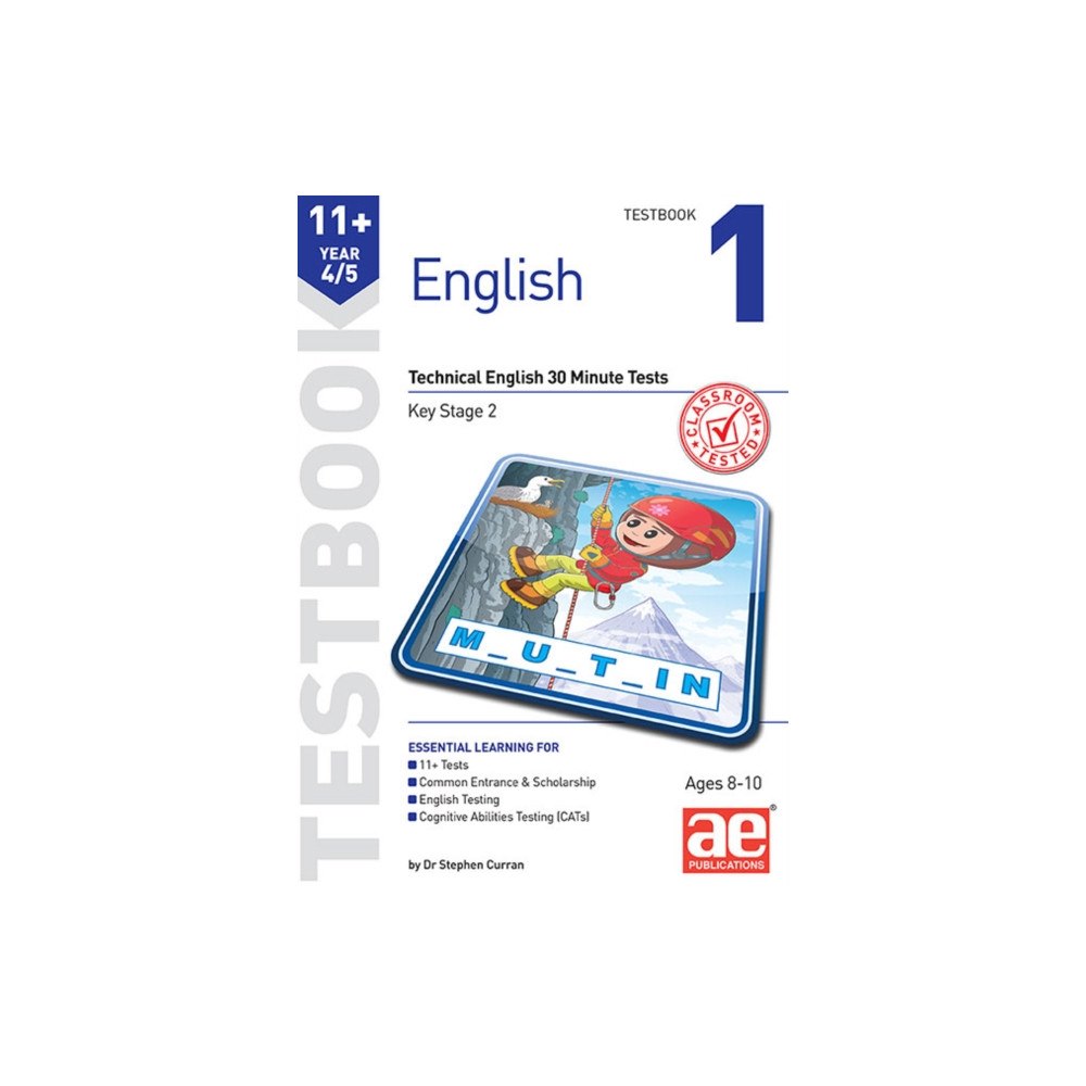 Accelerated Education Publications Ltd 11+ English Year 4/5 Testbook 1 (häftad, eng)