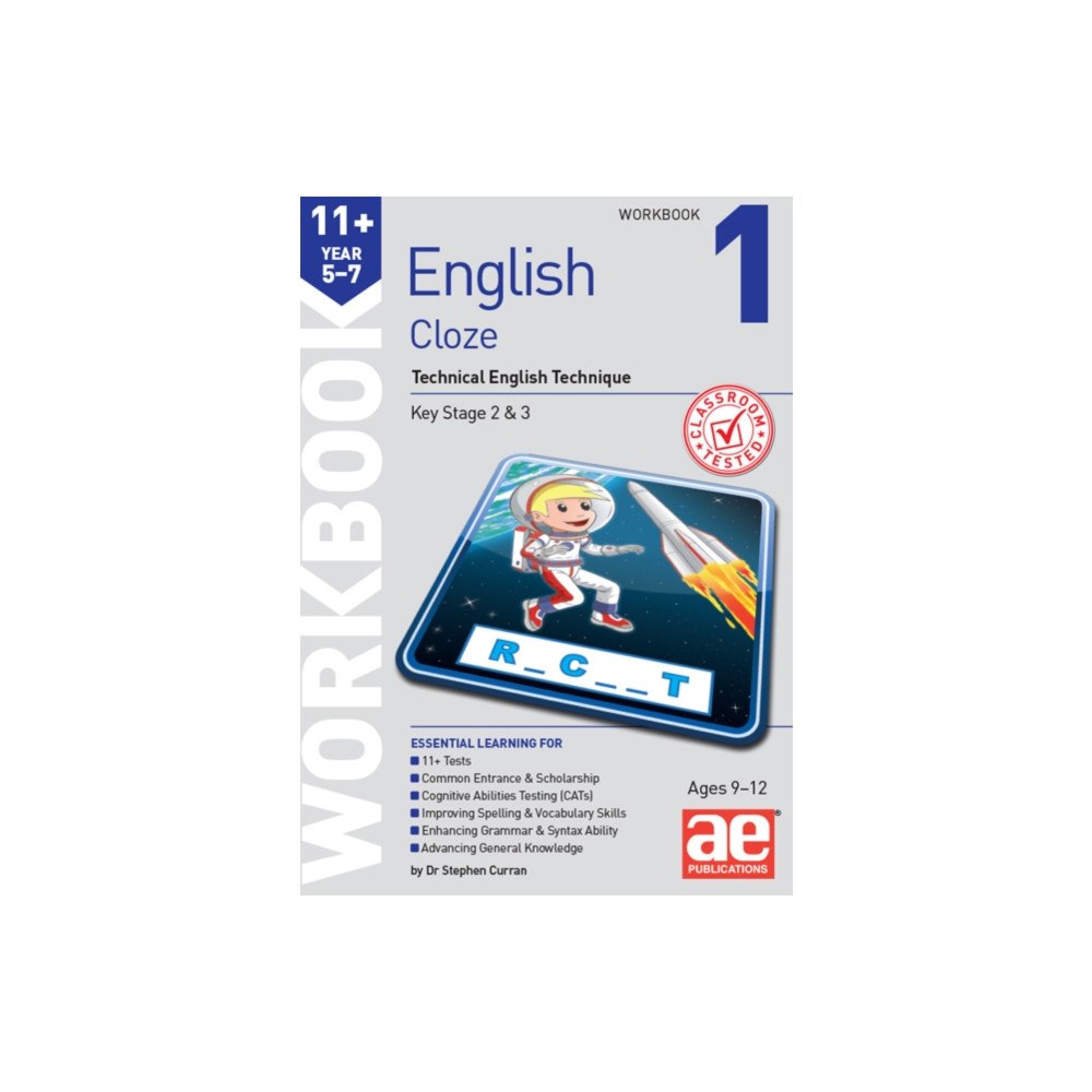 Accelerated Education Publications Ltd 11+ English Year 5-7 Cloze Workbook 1 (häftad, eng)