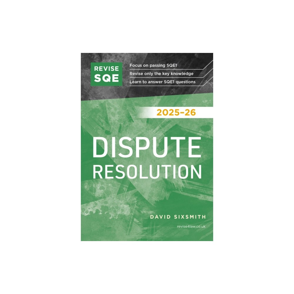 Fink Publishing Ltd Revise SQE Dispute Resolution 2025/26 (häftad, eng)