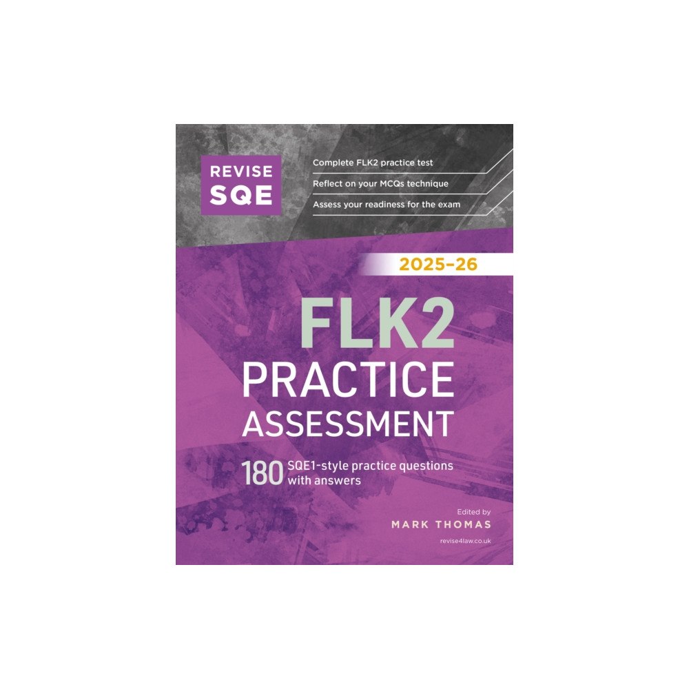 Fink Publishing Ltd Revise SQE FLK2 Practice Assessment 2025/26 (häftad, eng)