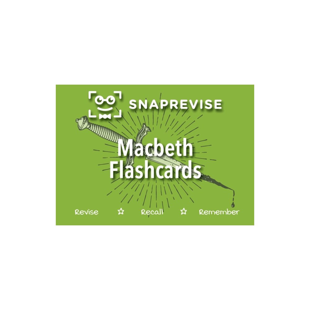 Miralo Education Group SnapRevise Macbeth Flashcards (häftad, eng)