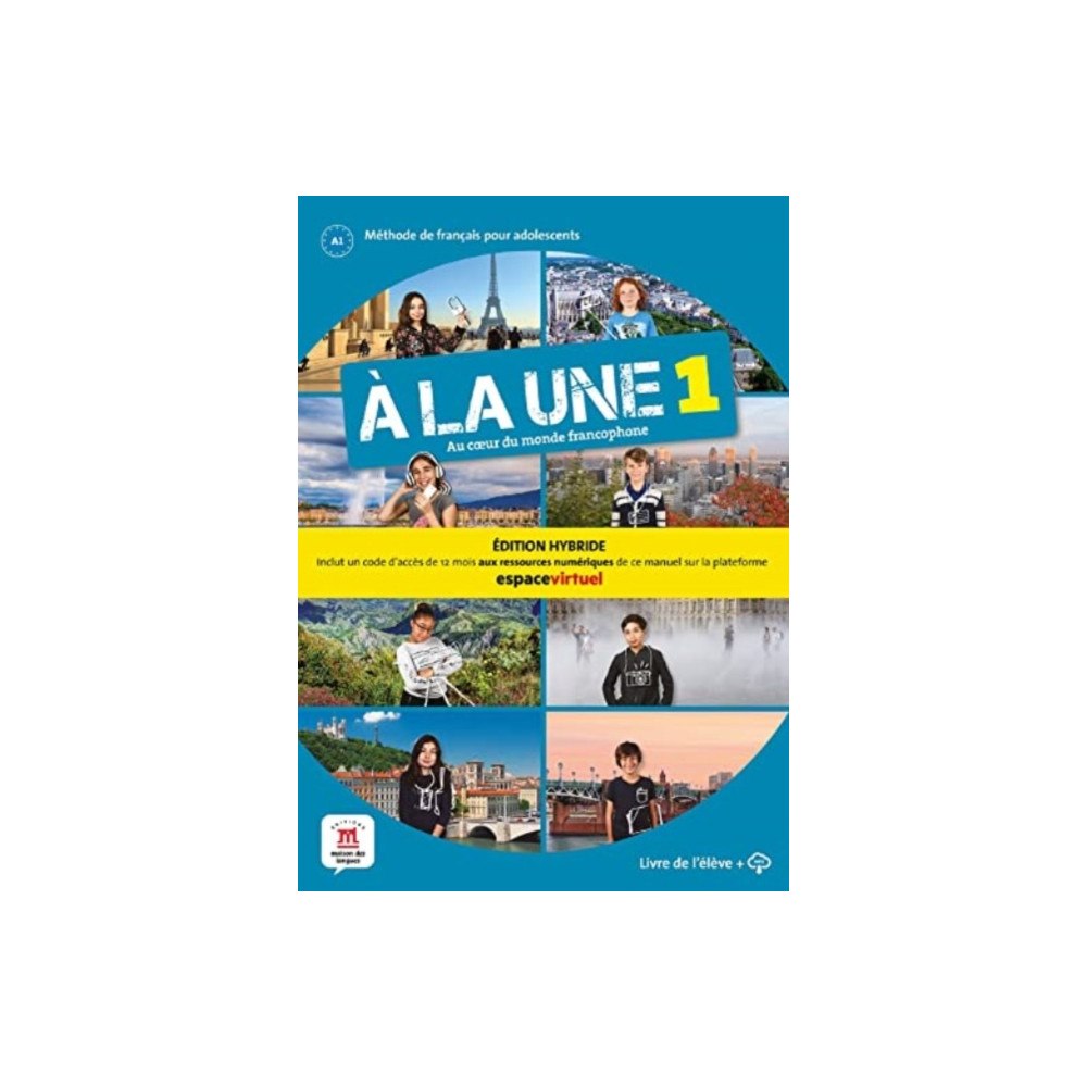 Difusion Centro de Publicacion y Publicaciones de  A la une 1 - Edition hybride - Livre de l'eleve + audio MP3. A1 (häftad, fre)