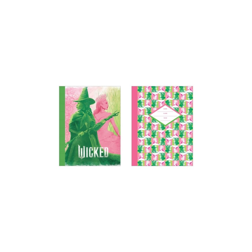 Insight Editions Wicked Pink & Green Composition Notebook Set (Set of 2) (häftad, eng)