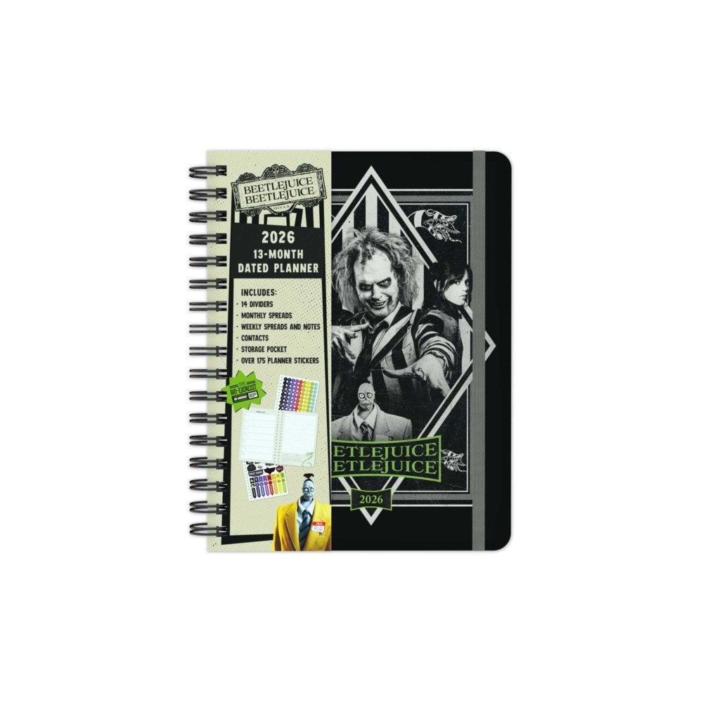 Insight Editions 2026 Beetlejuice Beetlejuice 13-Month Weekly Planner (bok, spiral, eng)