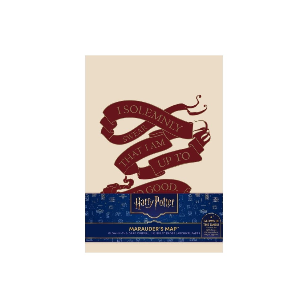 Insight Editions Harry Potter: Marauder's Map Glow in the Dark Journal (inbunden, eng)