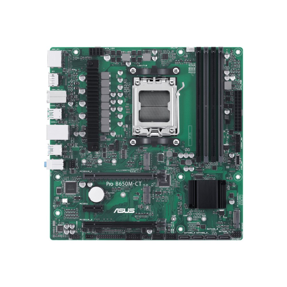 ASUSTeK COMPUTER ASUS PRO B650M-CT-CSM - moderkort - micro ATX - Socket AM5 - AMD B650