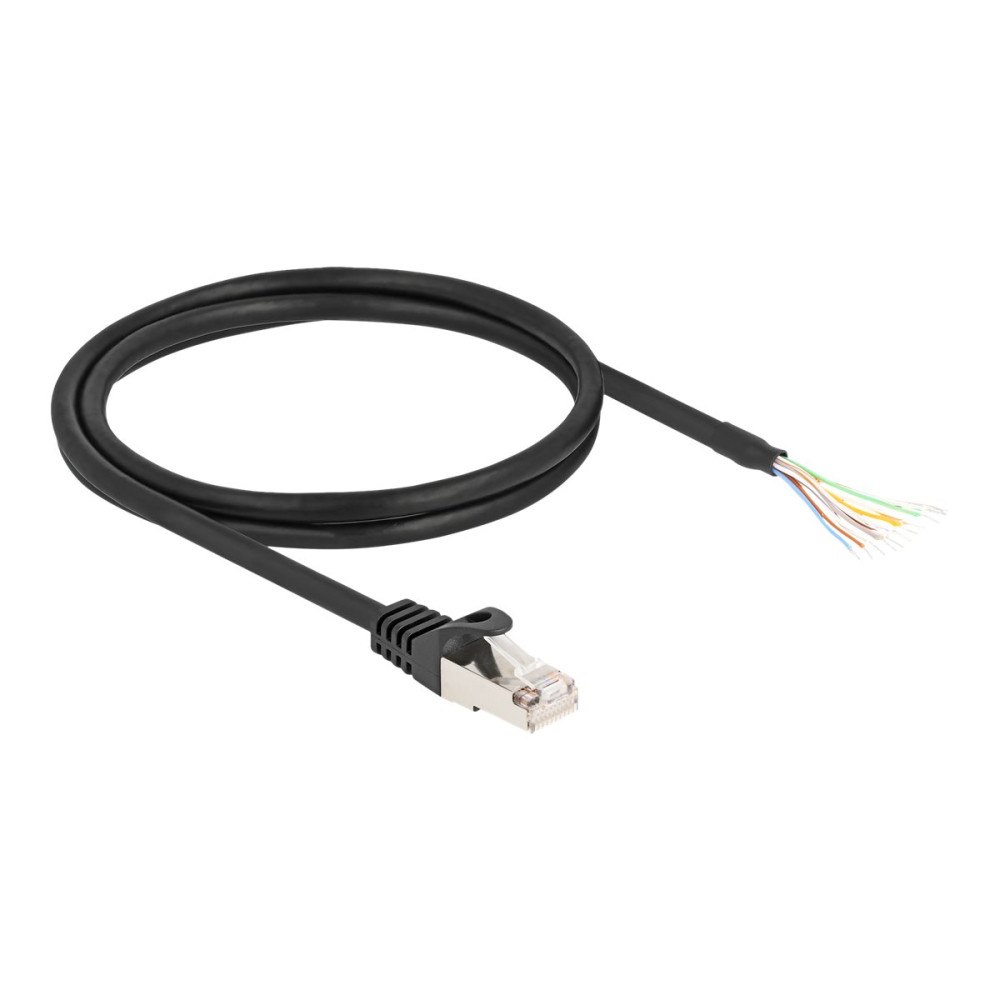 DeLOCK Delock nätverkskabel - 1 m - svart