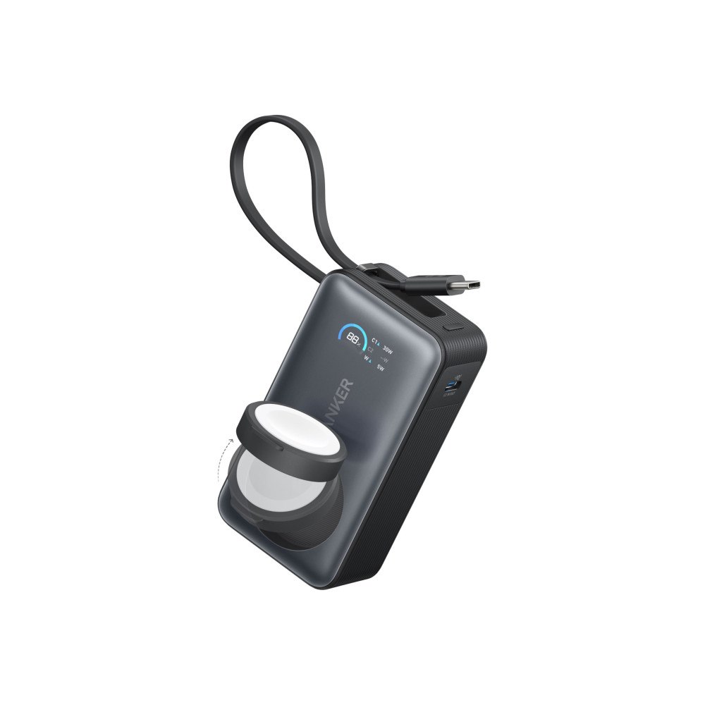 Anker Group Anker MagGo strömförsörjningsbank - för Apple Watch - 24 pin USB-C - 35 Watt