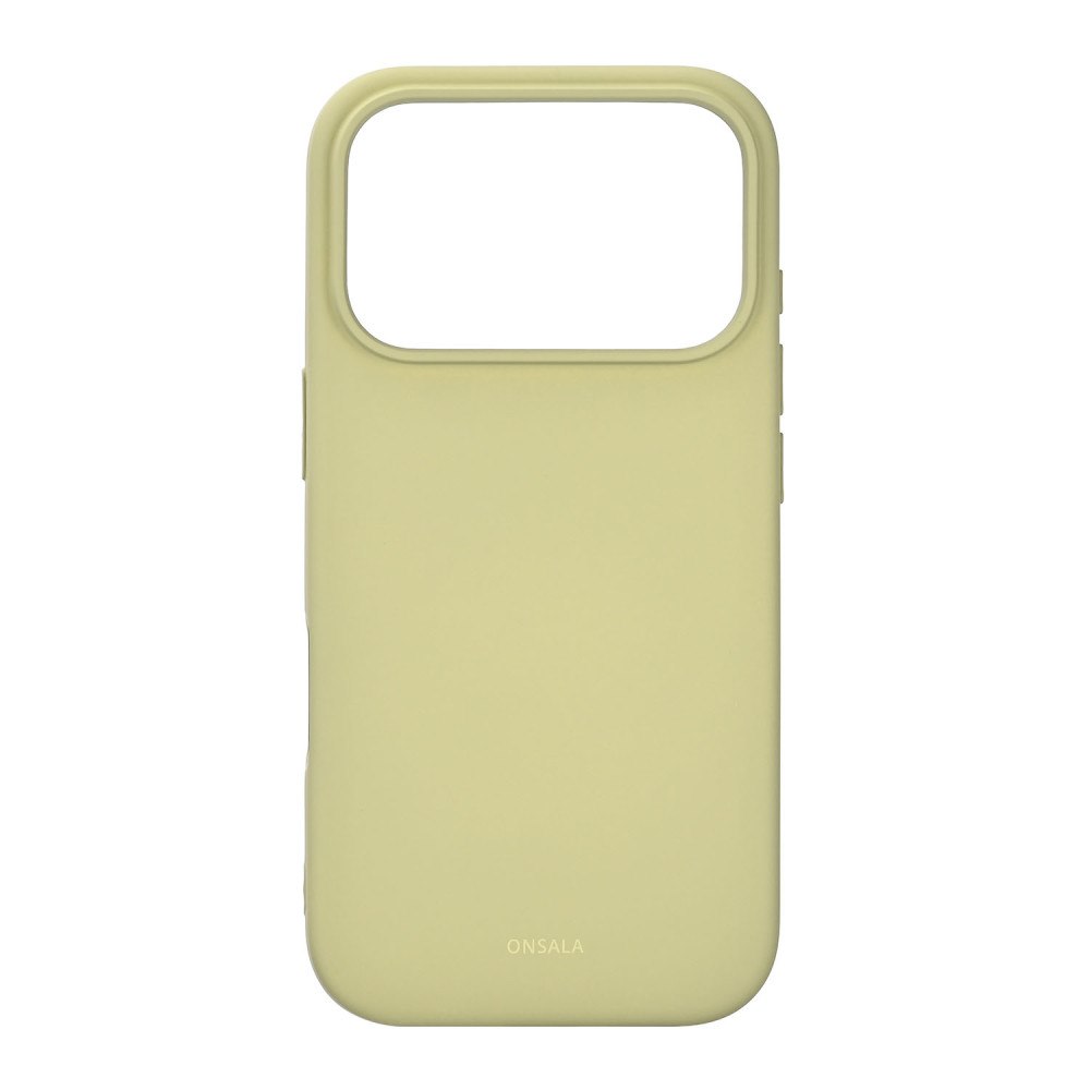 ONSALA Back Sil Touch Recycled MagSerie iPhone 17 Pro Lime