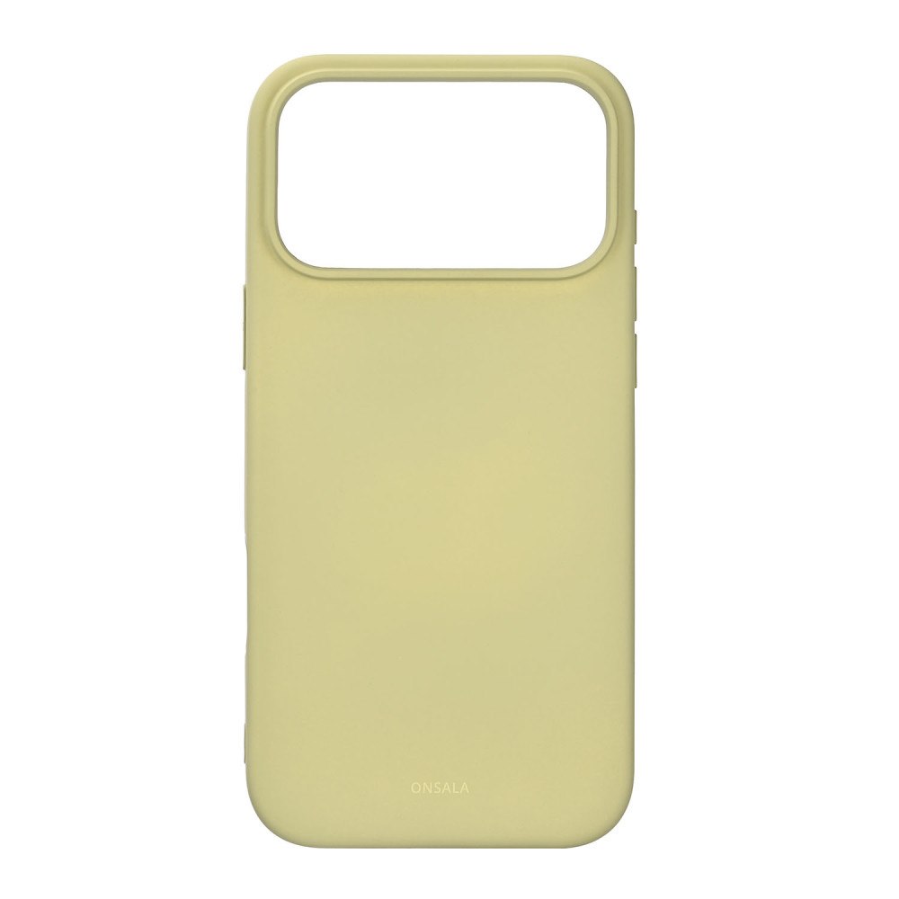 ONSALA Back Sil Touch Recycled MagSerie iPhone 17 Pro Max Lime