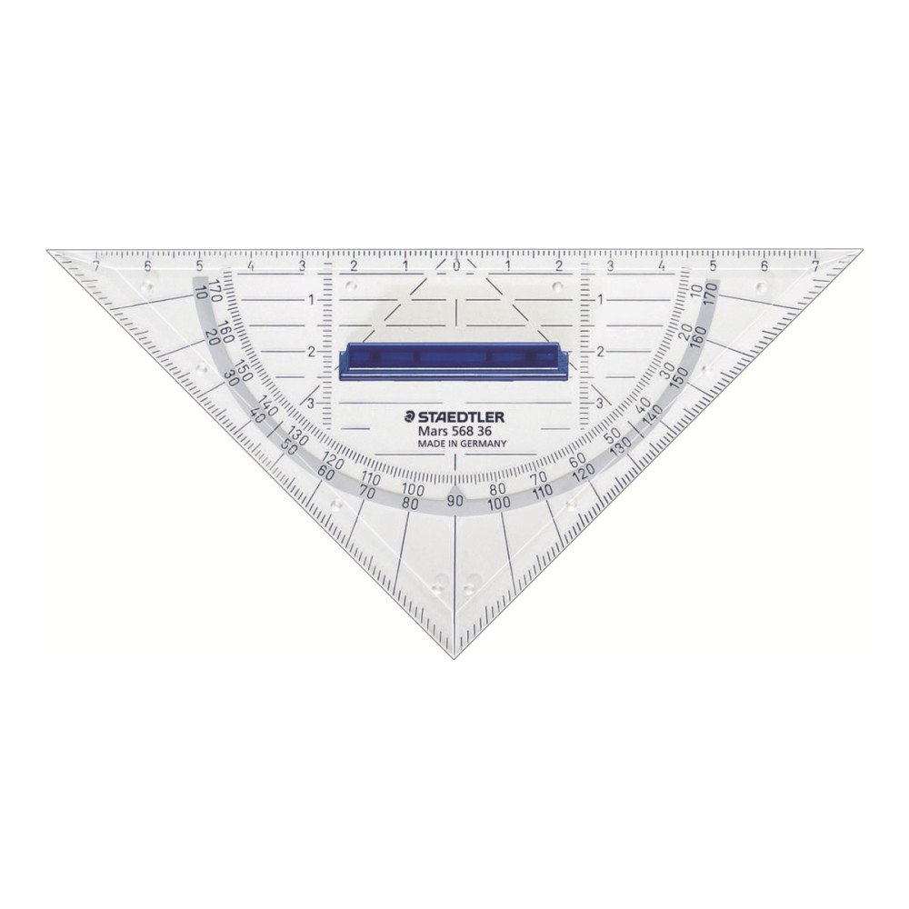 STAEDTLER STAEDTLER Mars - triangel - 16 cm - transparent - polystyren