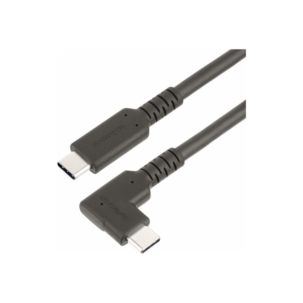StarTech.com StarTech.com 6ft (2m) Rugged Right Angle USB-C Cable, USB 3.2 Gen 1 (5 Gbps), USB C to C Data Transfer Cable, 4K 60Hz DP...