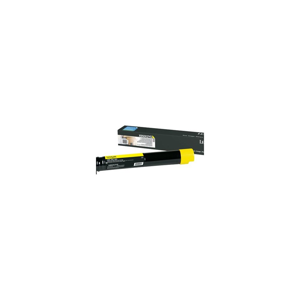 Lexmark International Lexmark - Extra lång livslängd - gul - original - tonerkassett - LCCP