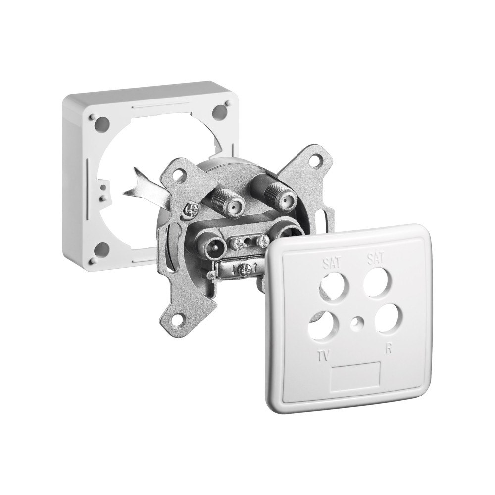 Goobay goobay 4-way antenna-wall-socket - antennkontakt