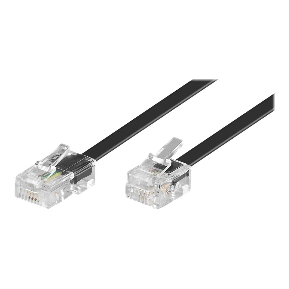 Goobay goobay Western cable - telefon/nätverkskabel - 15 m - svart