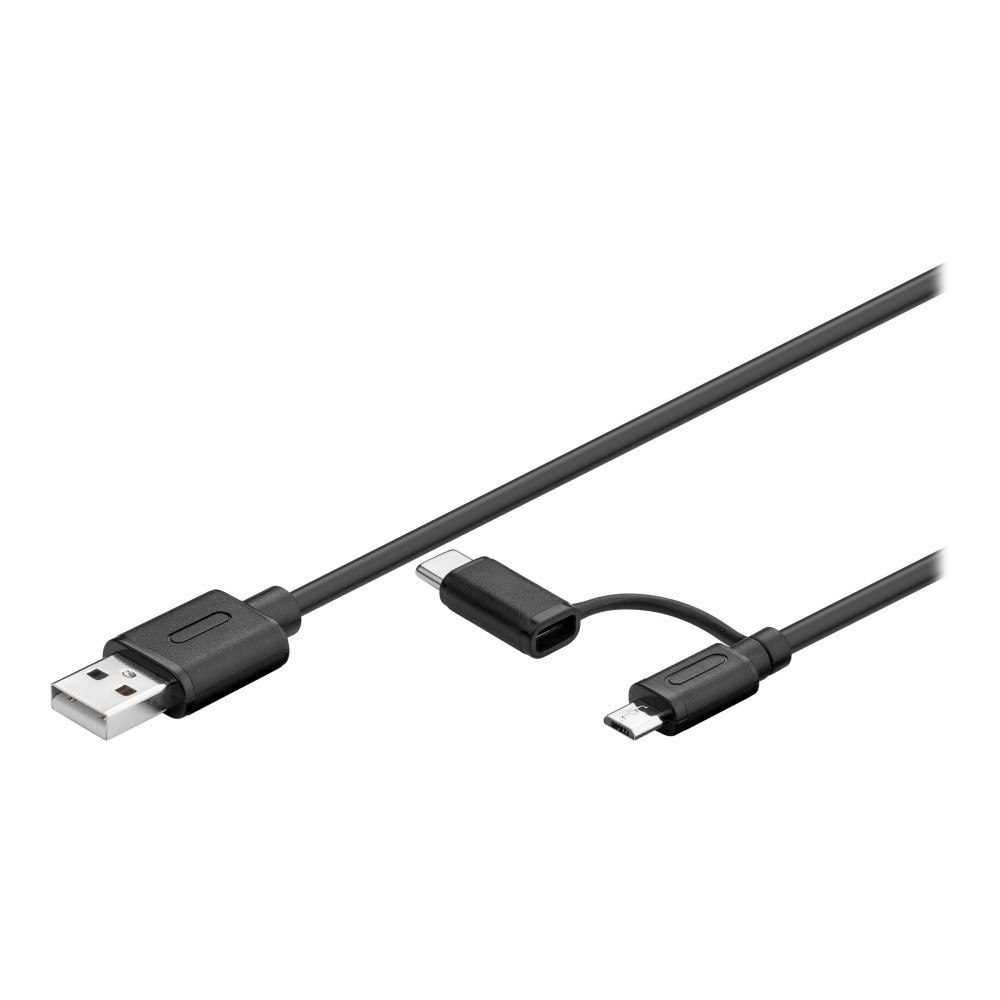 Goobay goobay 2in1 - USB typ C-kabel - 1 m