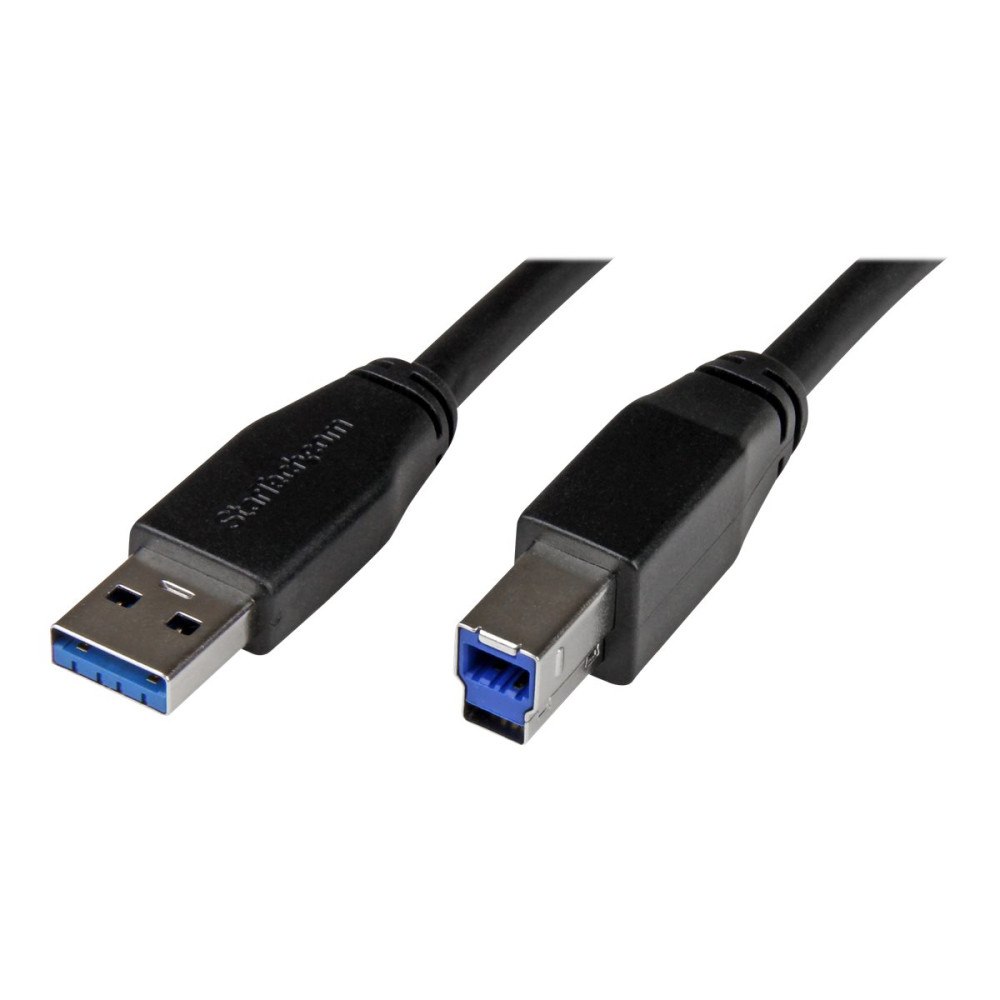 StarTech.com StarTech.com Aktiv USB 3.0 USB-A till USB-B-kabel - 5 m - USB-kabel - USB Type B till USB typ A - 5 m