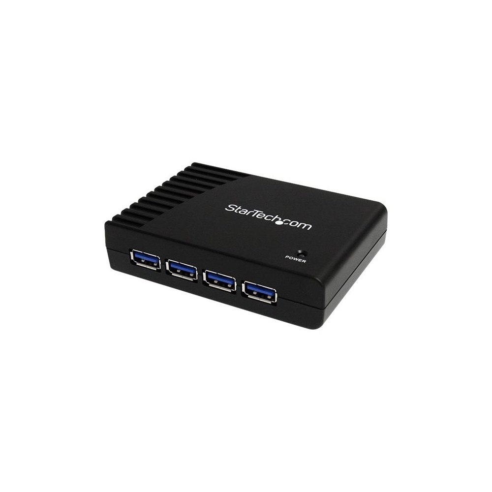 StarTech.com StarTech.com Svart SuperSpeed USB 3.0-hubb med 4 portar - hubb - 4 portar