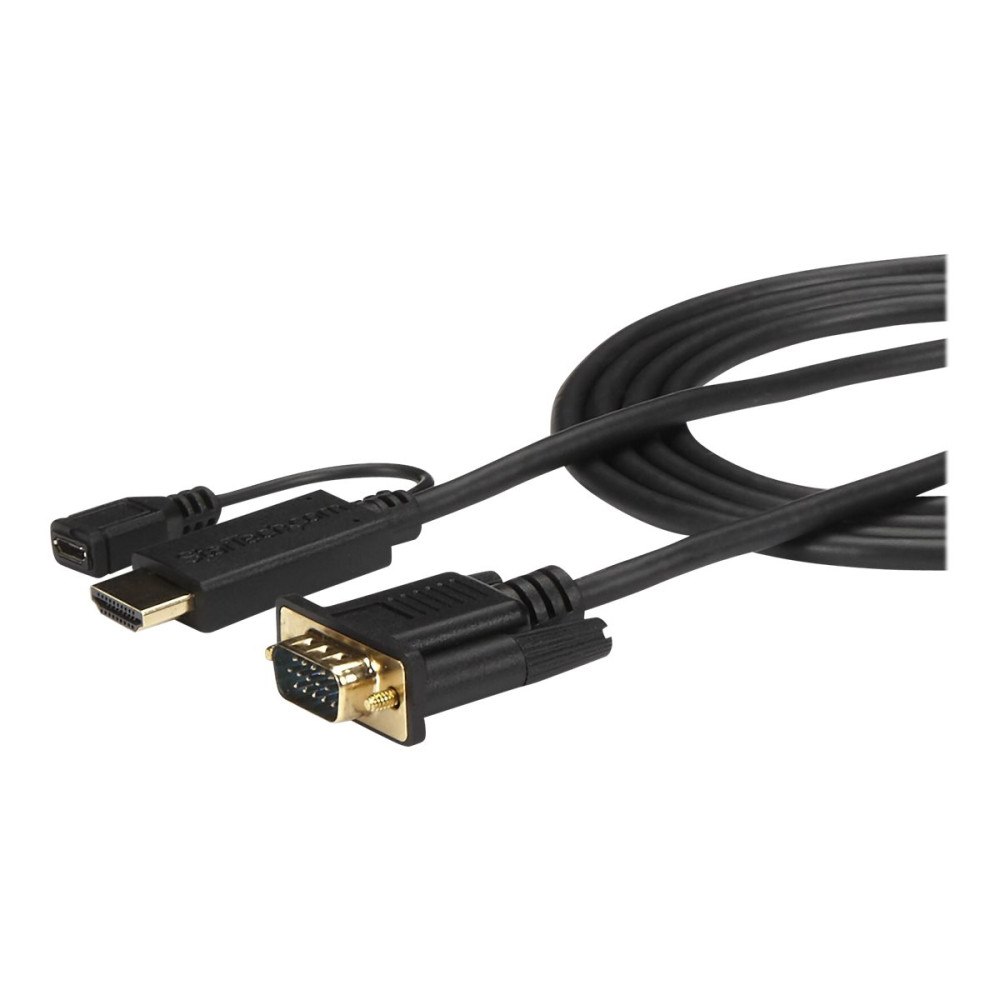 StarTech.com StarTech.com HDMI till VGA aktiv konverteringskabel på 1,8 m – HDMI till VGA adapter – 1920x1200 eller 1080p - adapterka...