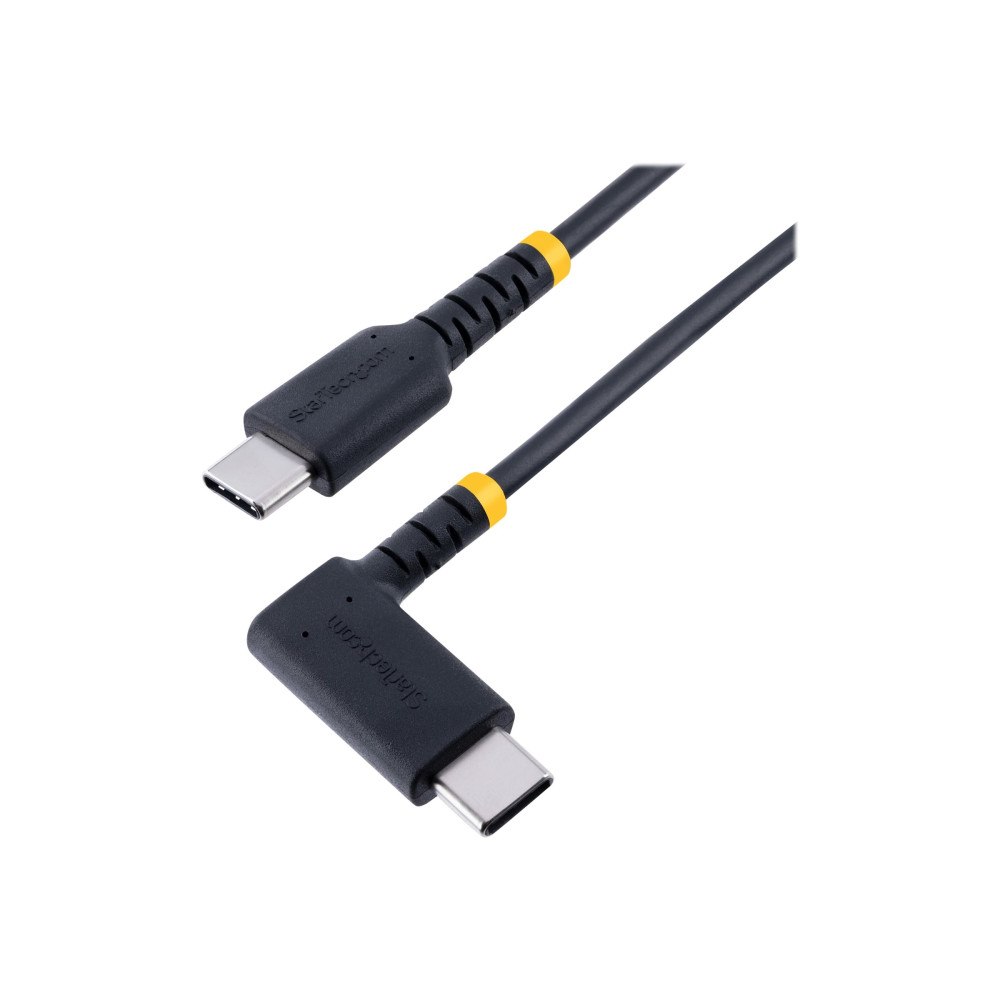 StarTech.com StarTech.com 6in (15cm) USB C Charging Cable Right Angle, 60W PD 3A, Heavy Duty Fast Charge USB-C Cable, USB 2.0 Type-C,...