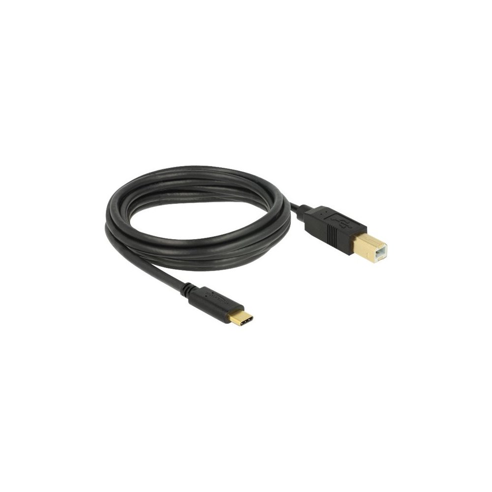 DeLOCK Delock - USB typ C-kabel - 24 pin USB-C till USB typ B - 3 m