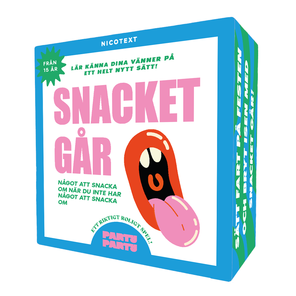 Nicotext Snacket går : Party party (bok)