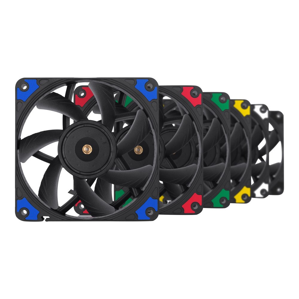 NOCTUA Noctua chromax NF-A12x15 PWM.black.swap - lådfläkt