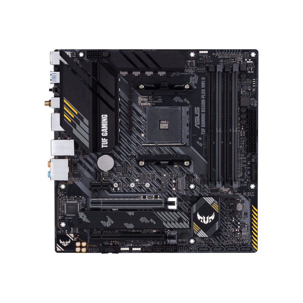 ASUSTeK COMPUTER ASUS TUF GAMING B550M-PLUS WIFI II - moderkort - micro ATX - Socket AM4 - AMD B550
