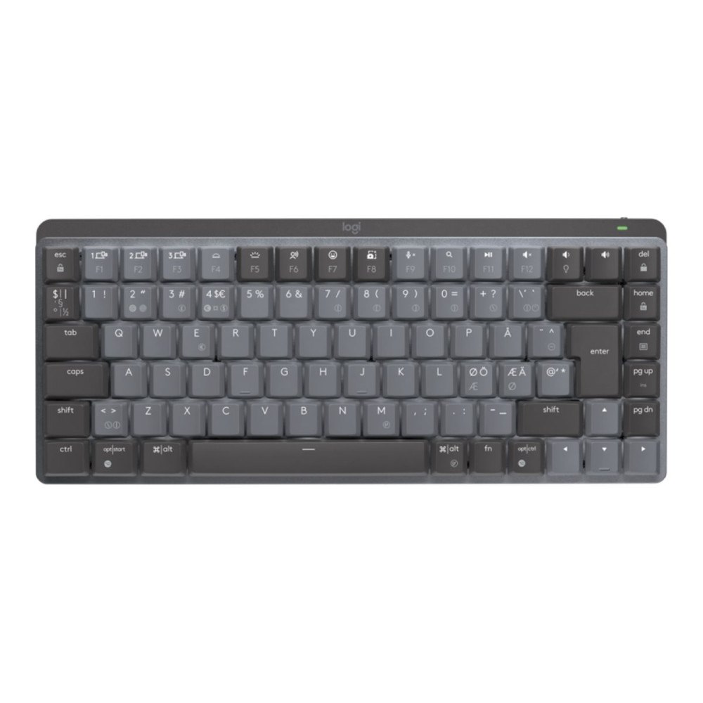 Logitech Logitech Master Series MX Mechanical Mini - tangentbord - QWERTY - nordiskt (danska/finska/norska/svenska) - grafit Inma...