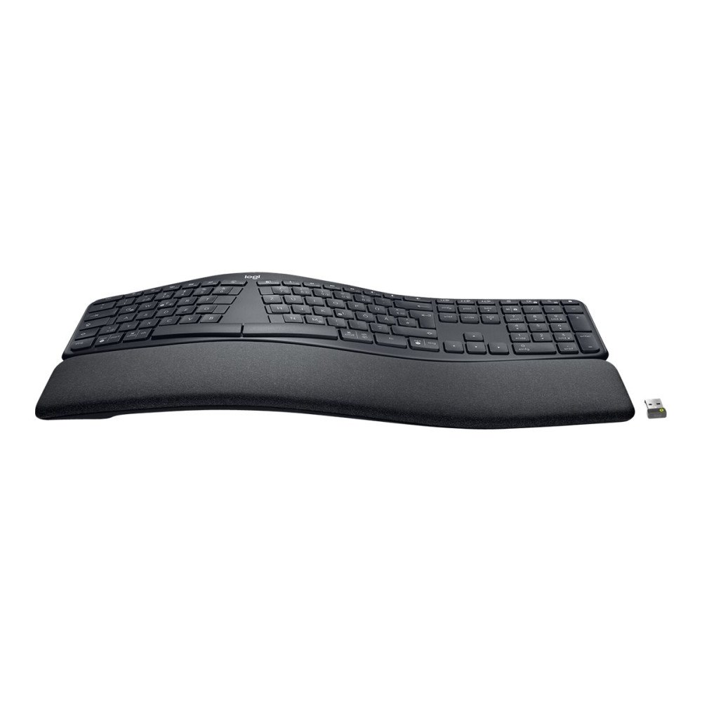 Logitech Logitech Ergo Series ERGO K860 for Business - tangentbord full size - tysk - grafit Inmatningsenhet