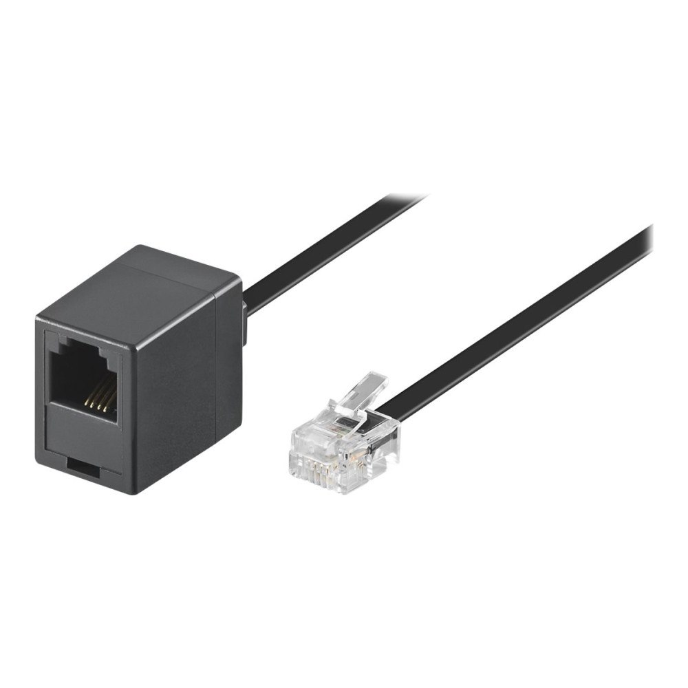 Goobay goobay Western - telefonförlängningskabel - 6 m - svart