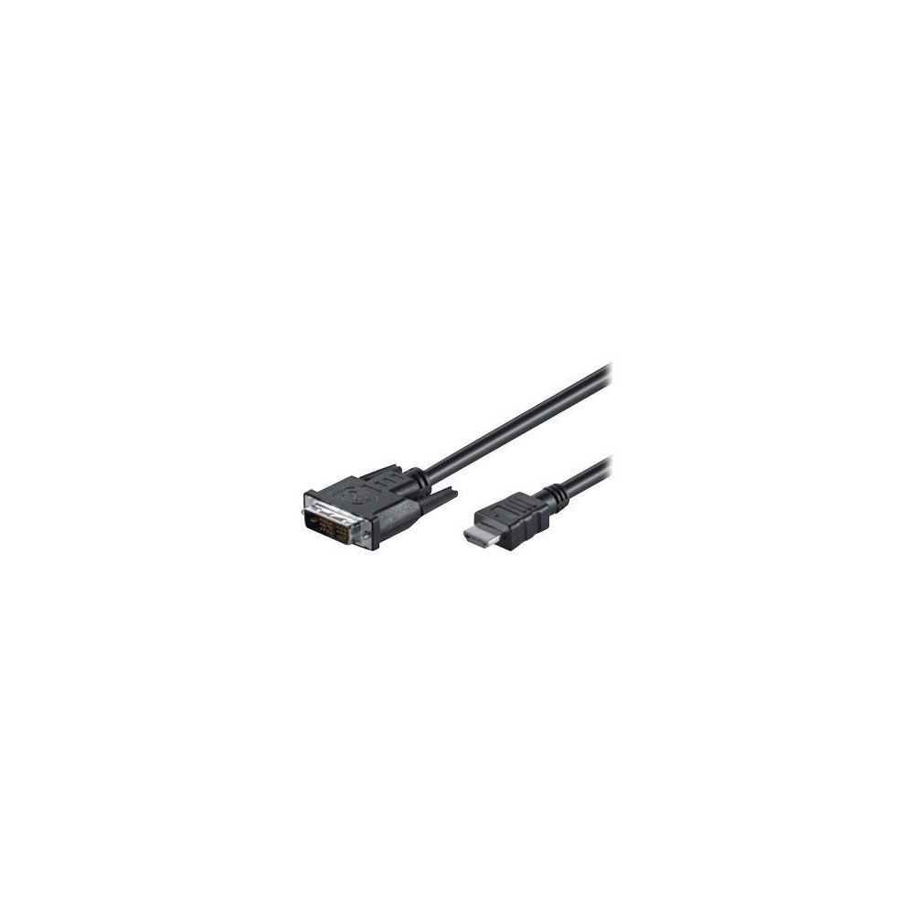Goobay M-CAB adapterkabel - HDMI / DVI - 5 m