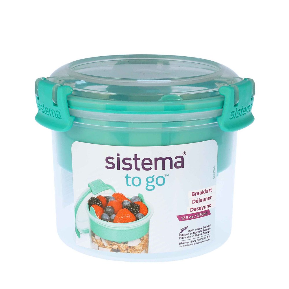 Sistema Sistema To Go Breakfast Container 530ml Mint