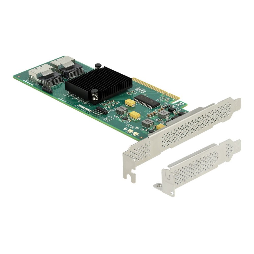 DeLOCK Delock - kontrollerkort - SATA 6Gb/s / SAS - PCIe 2.0 x8